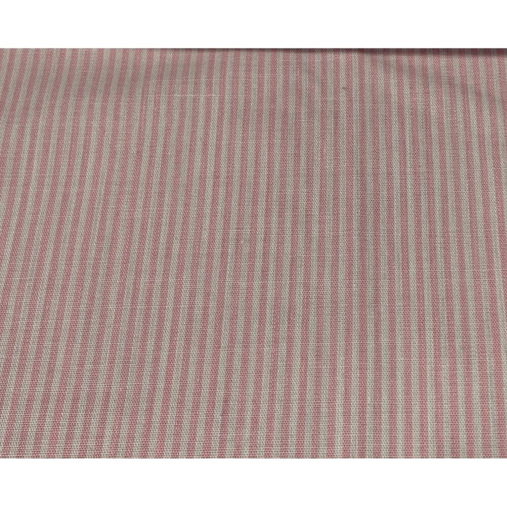 Pink & White Striped Cotton Fabric Fat Quarter 18" x 22" Craft Quilting Sewing M